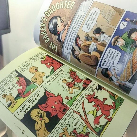 🧿 2 for $25 🧿 Little Lit: Folklore & Fairy Tale Funnies Hardcover Book - Picture 6 of 16